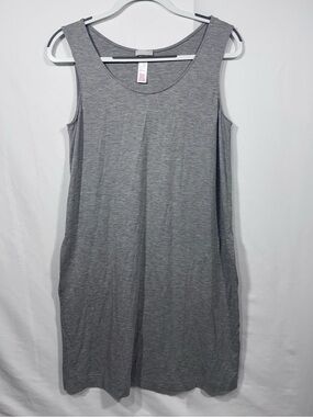 Hanro Heather Grey Tank Sleep Dress